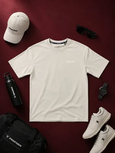 Essential Tee · Bone
