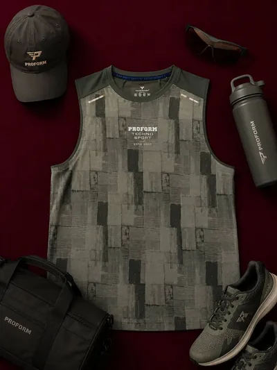 Techno Vest · Moss